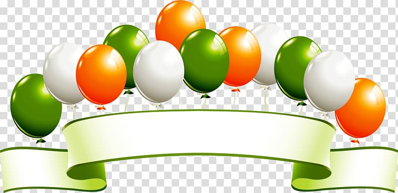 white, orange, and green balloons logo, International Women\'s Day Saint Patrick\'s Day, St. Patrick\'s Day material,St. Patrick\'s Day template transparent background PNG clipart