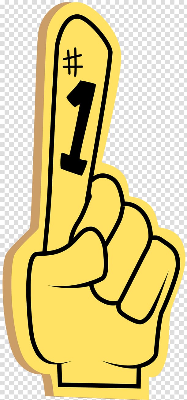 Foam hand Index finger , foam transparent background PNG clipart