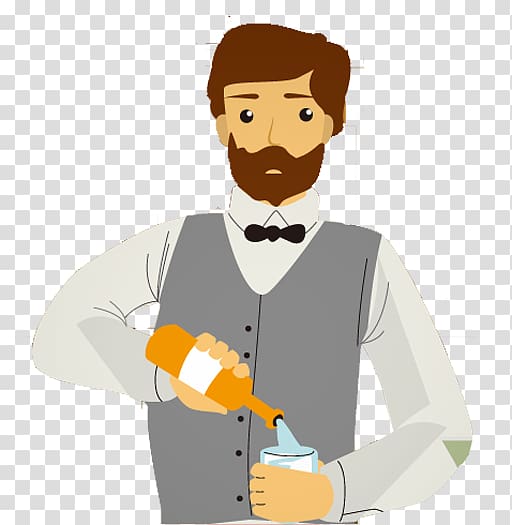 Cocktail Bartender Waiter, Bar cocktail waiter transparent background PNG clipart