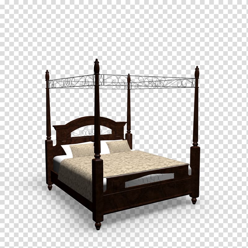 Bed frame Studio apartment, King Size Bed transparent background PNG clipart