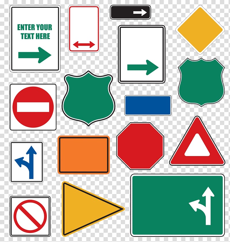 traffic signs and symbols clip art