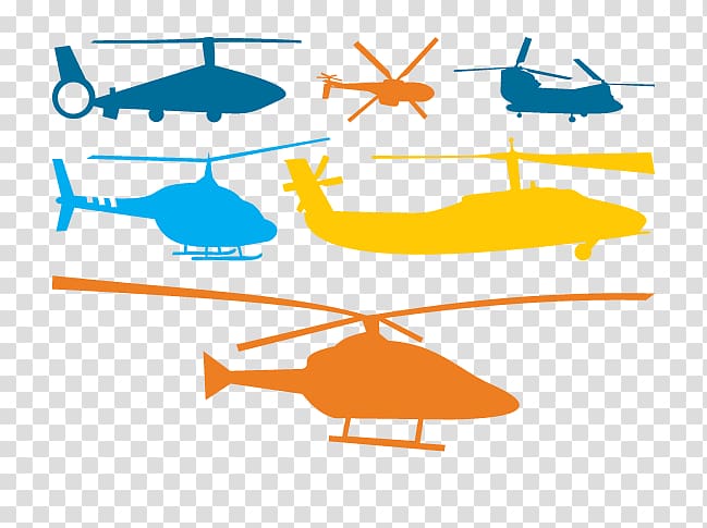 Helicopter Airplane Flight Aircraft, Color helicopter transparent background PNG clipart