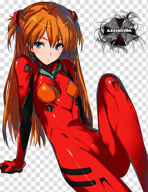 Asuka Langley Soryu Evangelion Anime Manga, Anime transparent background PNG clipart