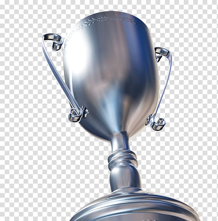 Trophy Silver medal, Cup transparent background PNG clipart