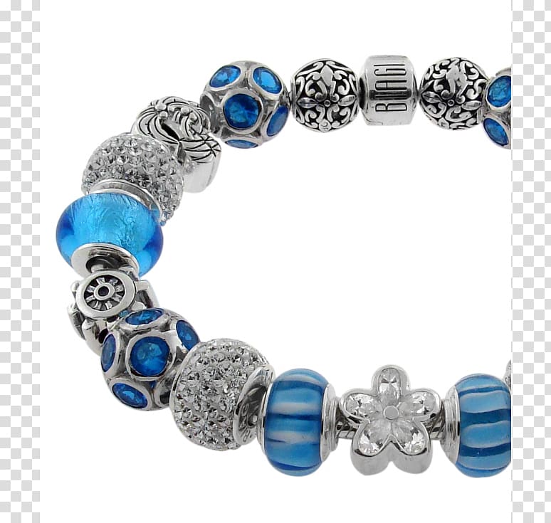 Charm bracelet Silver Pandora Jewellery, silver transparent background PNG clipart