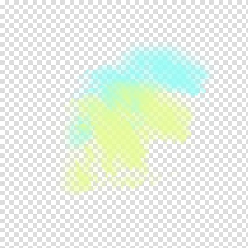 yellow and teal smoke, Blue Sky Pattern, Yellow, green, light fog, game smoke transparent background PNG clipart