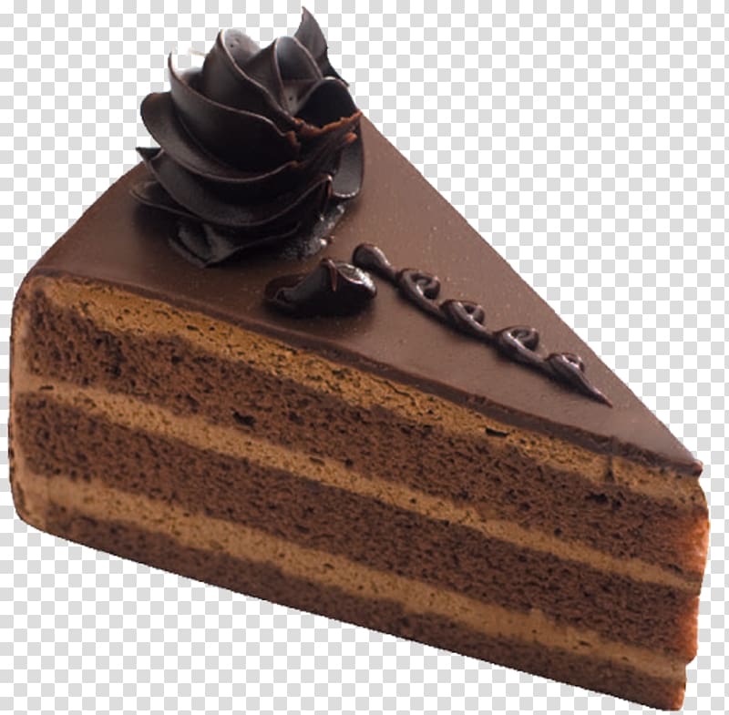 Chocolate cake Chocolate truffle Chocolate brownie Cupcake Mousse, Chu Buddha chocolate cake transparent background PNG clipart