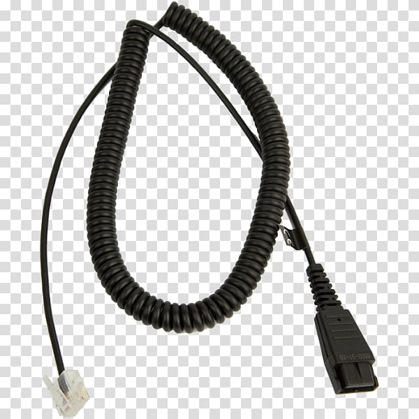 Jabra Headset Electrical cable Mobile Phones Telephone, telephone cord transparent background PNG clipart