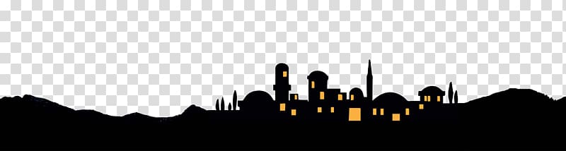 castle art, Bethlehem Silhouette Skyline , christmas nativity transparent background PNG clipart