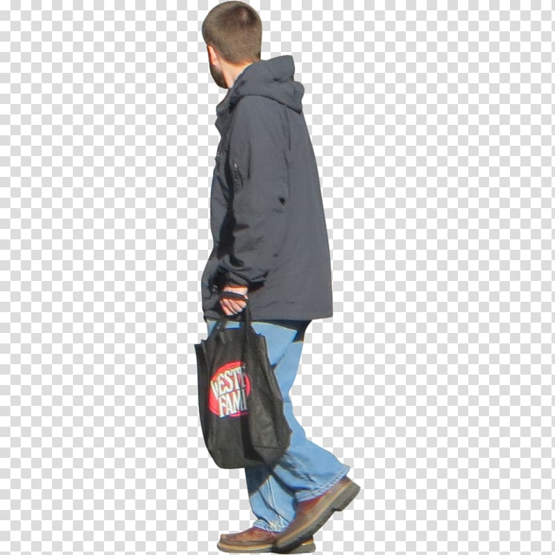 Side view of man holding point-and-shoot camera, Walking Man Male