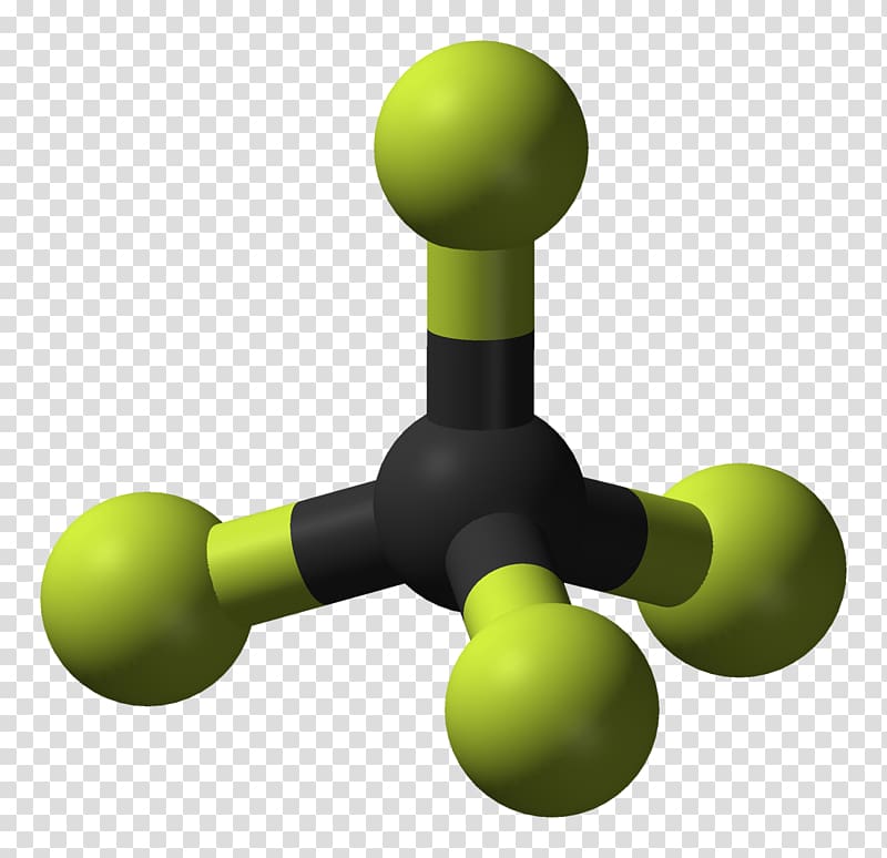 Tetrafluoromethane Sulfur tetrafluoride Carbon Molecule Silicon tetrafluoride, ball transparent background PNG clipart