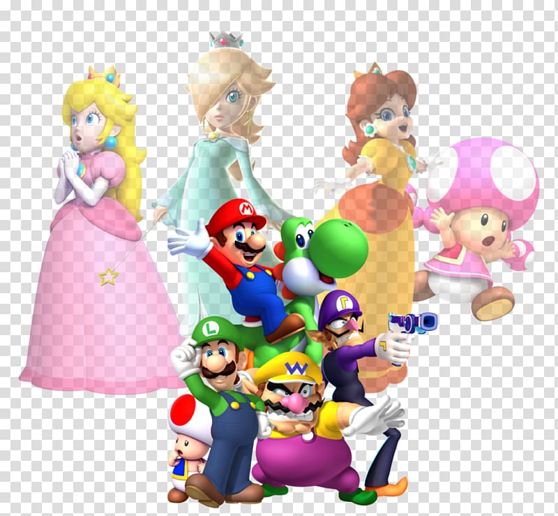 Super Mario Bros. Toad Rosalina Princess Peach, luigi transparent background PNG clipart