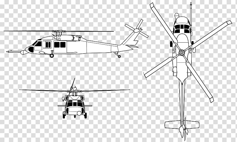 Helicopter rotor Sikorsky HH-60 Pave Hawk Sikorsky UH-60 Black Hawk Sikorsky SH-60 Seahawk, helicopter transparent background PNG clipart