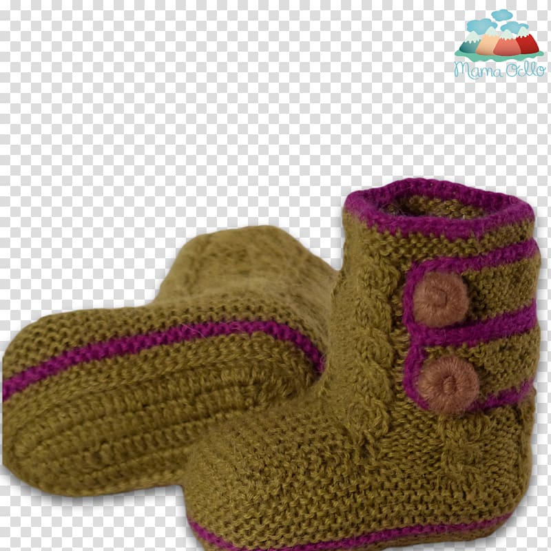 Mama Ocllo Wool Shoe Alpaca Kinderschuh, Baby boot transparent background PNG clipart