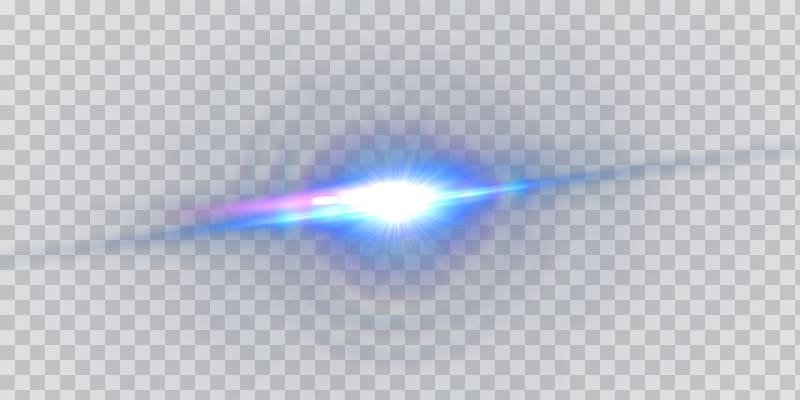 blue lens glow effect transparent background PNG clipart