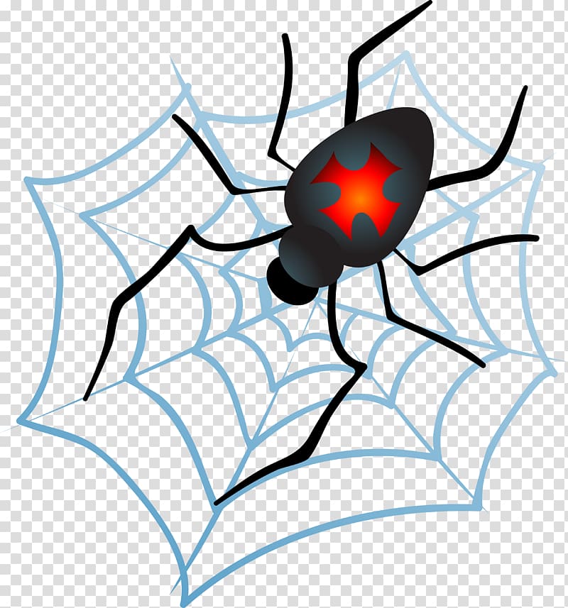 Halloween Pumpkin Spider Calavera , hand-painted spider web transparent background PNG clipart