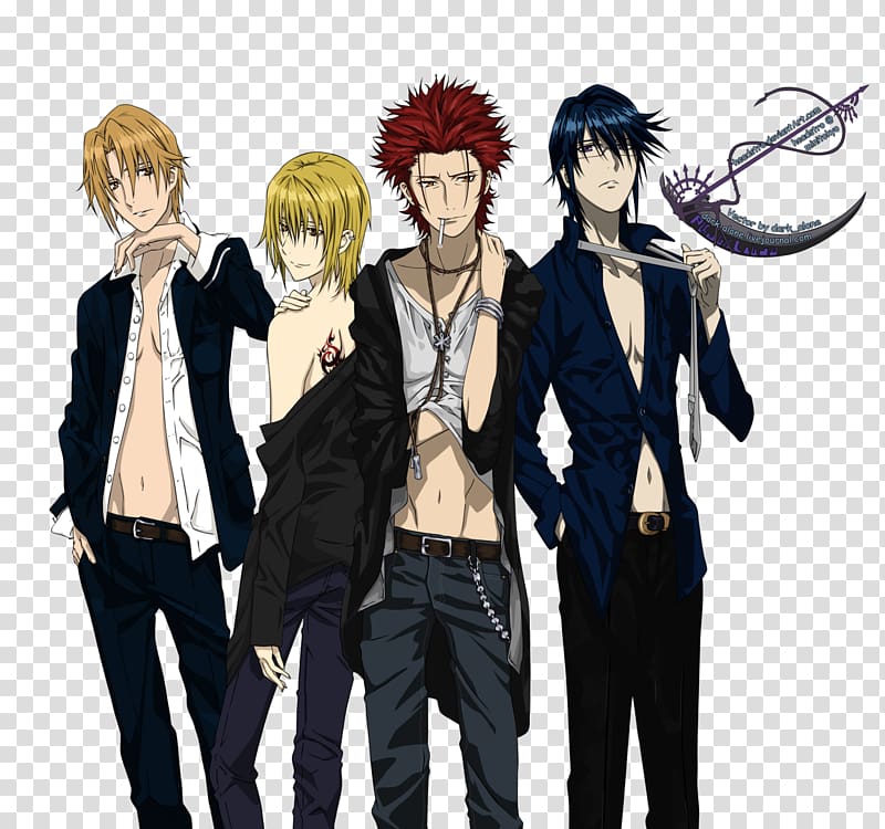 Reisi Munakata Mikoto Suoh Anime Saruhiko Fushimi Art, Anime, cartoon, anime,  seri Awashima png | Klipartz