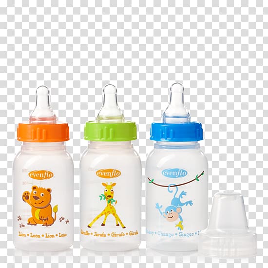 Water Bottles Baby Bottles Plastic bottle Nipple, bottle feeding transparent background PNG clipart