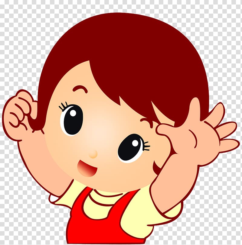 Child Cartoon Infant, The children waved goodbye transparent background