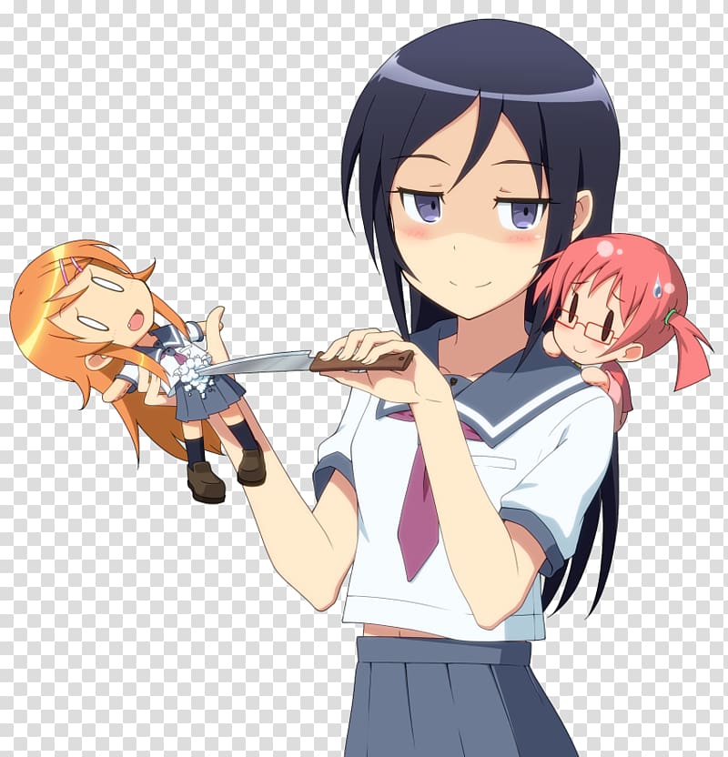 Oreimo Yandere Simulator Anime Moe, oreimo transparent background PNG clipart