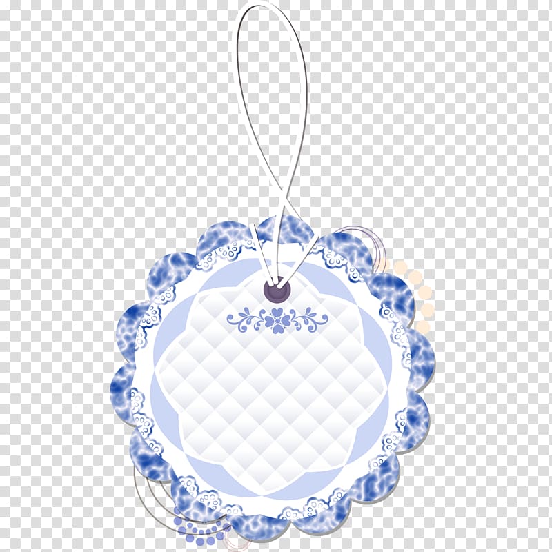 Blue Creativity, Creative blue tag transparent background PNG clipart