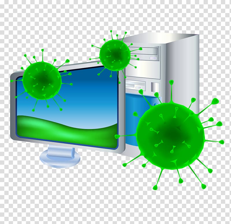 Computer network Ransomware Computer virus, Blue Technology Network Virus transparent background PNG clipart