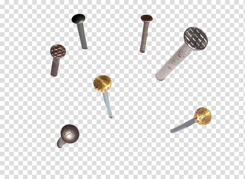 Nail Hammer Wood Screw .xchng, Metal screws transparent background PNG clipart