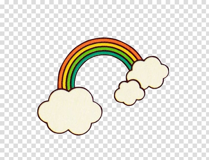 Rainbow Cloud iridescence , rainbow transparent background PNG clipart