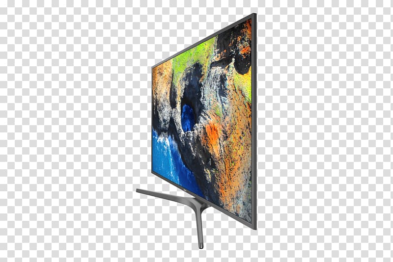 Samsung MU6400 4K resolution Ultra-high-definition television, Supermaket transparent background PNG clipart
