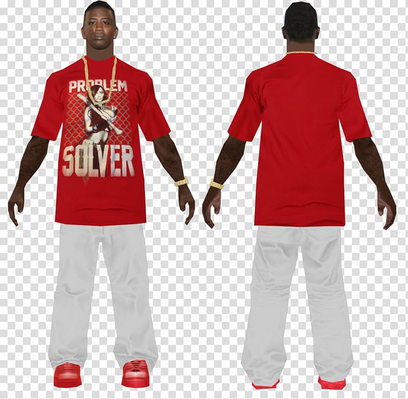 T-shirt Shoulder Sleeve Outerwear Costume, gucci mane transparent background PNG clipart