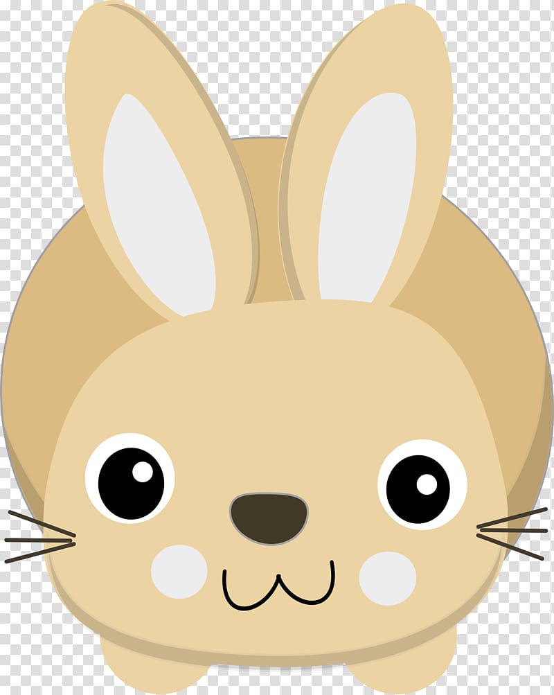 European rabbit Cuteness , Cartoon bunny transparent background PNG clipart