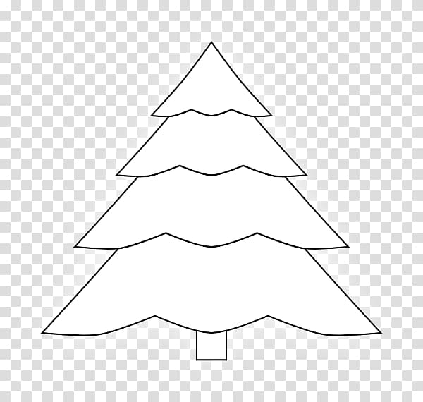 Christmas tree Spruce Point Angle, Evergreen Branch Outline transparent background PNG clipart