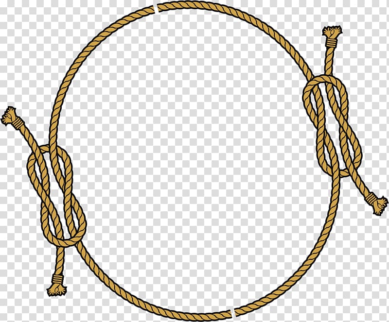 Rope Euclidean Computer file, painted rope border transparent background PNG clipart