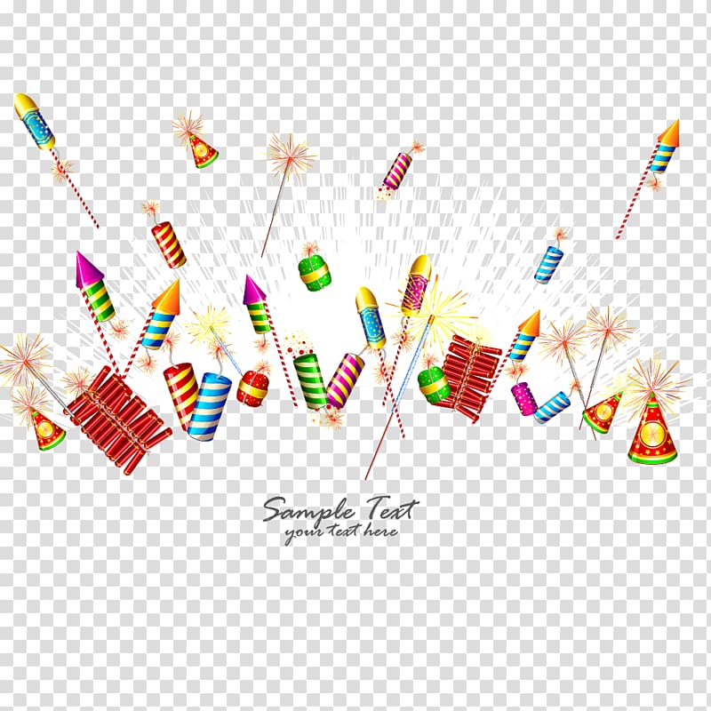 assorted-color firecracker lot , Ganesha Diwali High-definition television Happiness , Festival firecrackers fireworks material transparent background PNG clipart