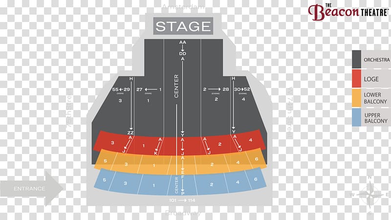 Beacon Theatre Madison Square Garden Cinema Diagram Theater Box