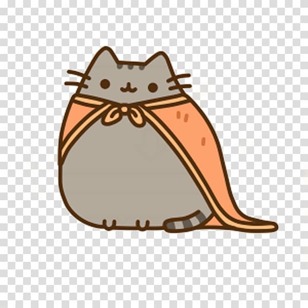 Pusheen Cat Superhero Hello Kitty, Cat transparent background PNG clipart