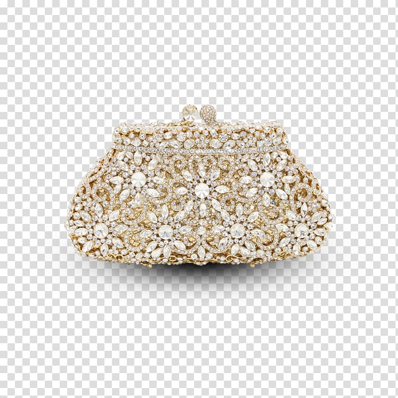 Handbag The Crystal evenings Jewellery, beautifully textured crystal button transparent background PNG clipart