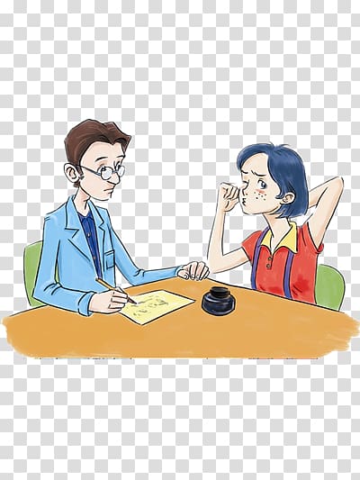 two people talking transparent background PNG clipart