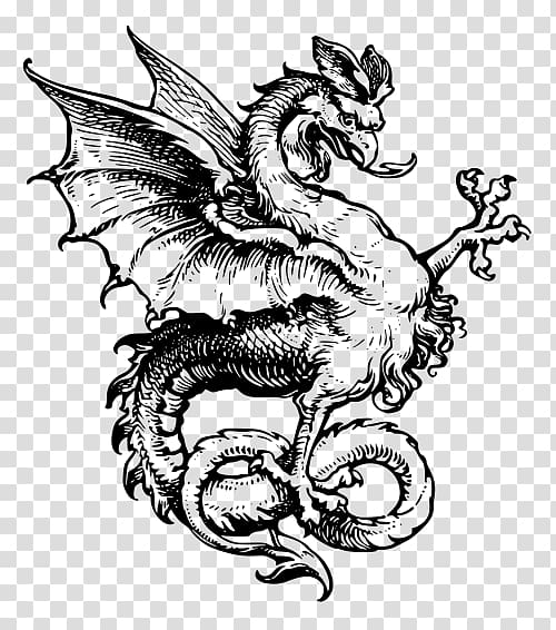 Tattoo Dragon Legendary creature, tattoo transparent background PNG clipart