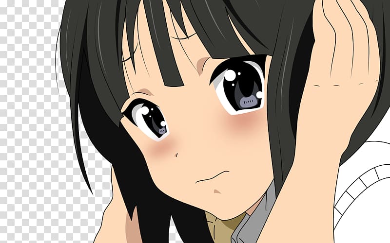 Mio Akiyama Anime Girl Desktop K-On!, Anime transparent background PNG clipart