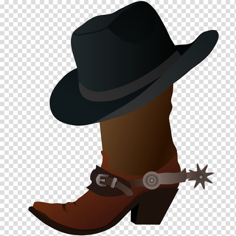 Hat \'n\' Boots T-shirt Cowboy hat Cowboy boot, tshirt transparent background PNG clipart
