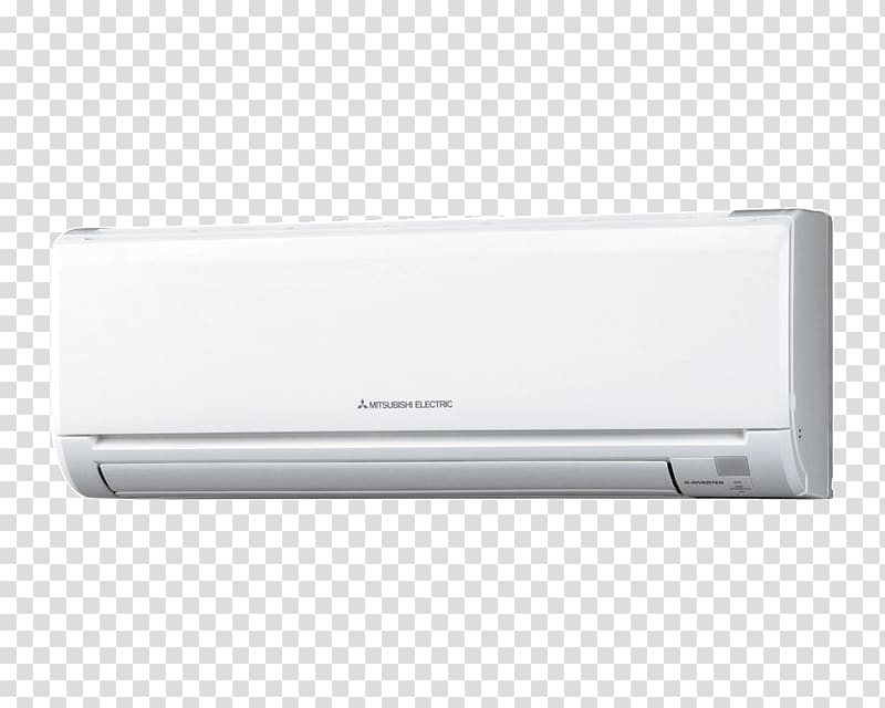 Air conditioning Power Inverters Mitsubishi Electric Heat pump, a study appliance transparent background PNG clipart