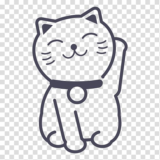 Savannah cat Persian cat Neko Atsume Maneki-neko, maneki neko transparent background PNG clipart