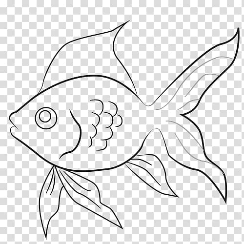 Drawing USMLE Step 3 Line art Goldfish , butterfly goldfish transparent background PNG clipart