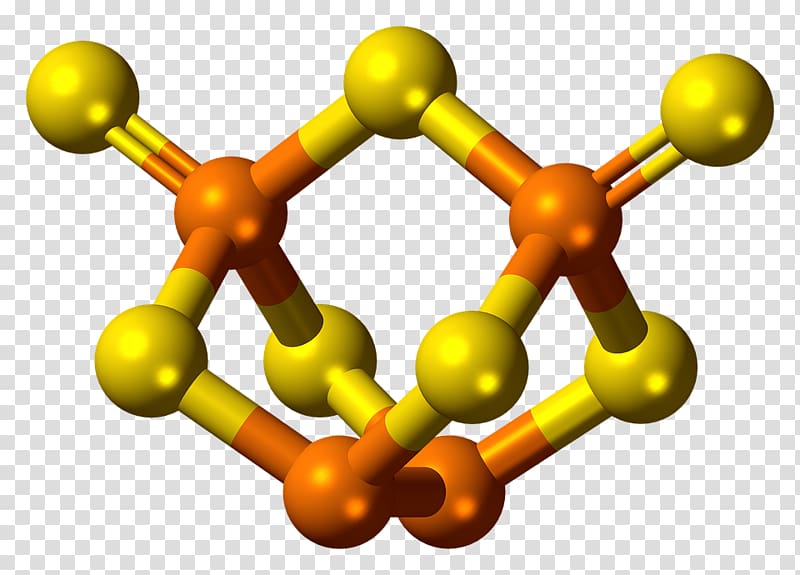 Phosphorus pentasulfide Molecule Phosphorus sulfide Phosphorus tribromide, color ball transparent background PNG clipart