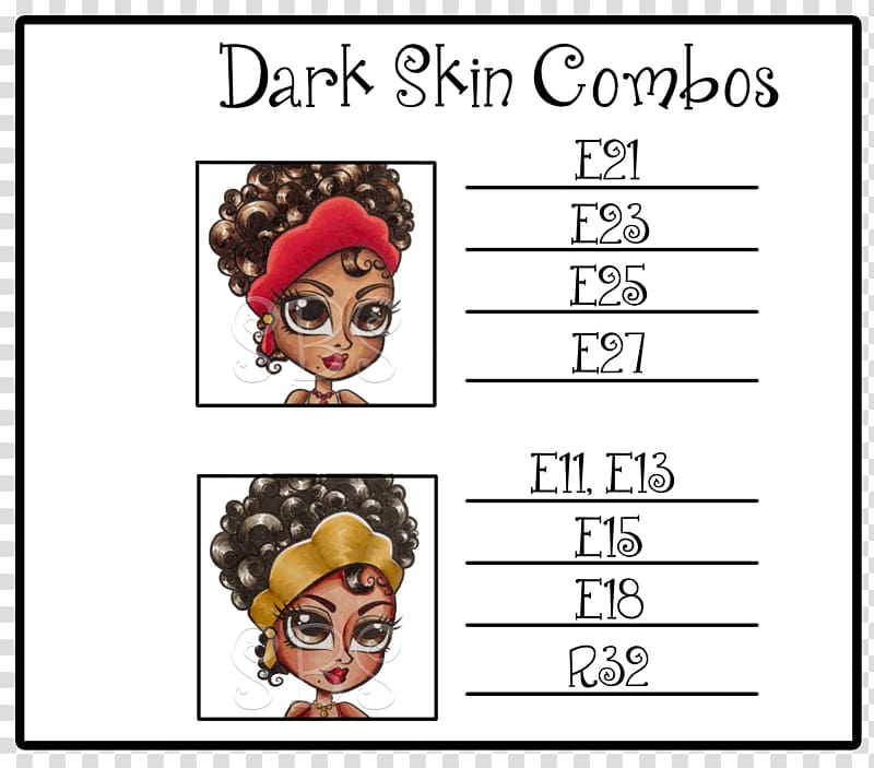 Copic Human skin color Marker pen Dark skin, Skin Card transparent background PNG clipart