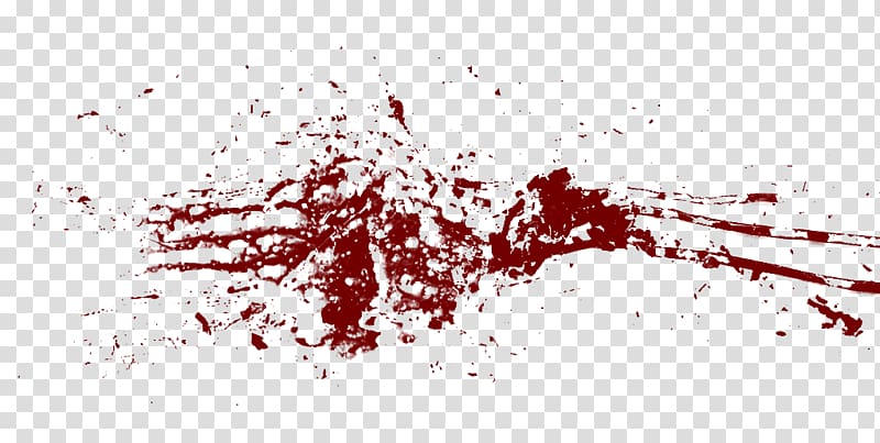 bright red blood stains transparent background PNG clipart