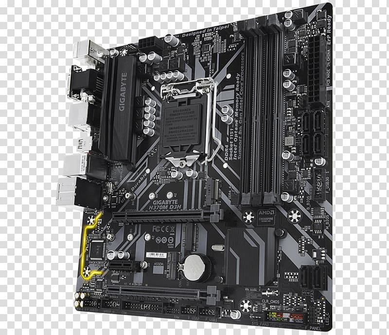 Intel microATX LGA 1151 Motherboard Gigabyte Technology, intel transparent background PNG clipart