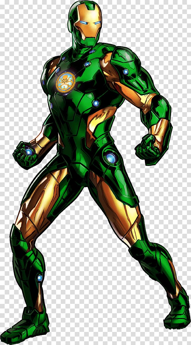 Iron Man Marvel: Avengers Alliance War Machine Spider-Man Hydra, Iron Man transparent background PNG clipart