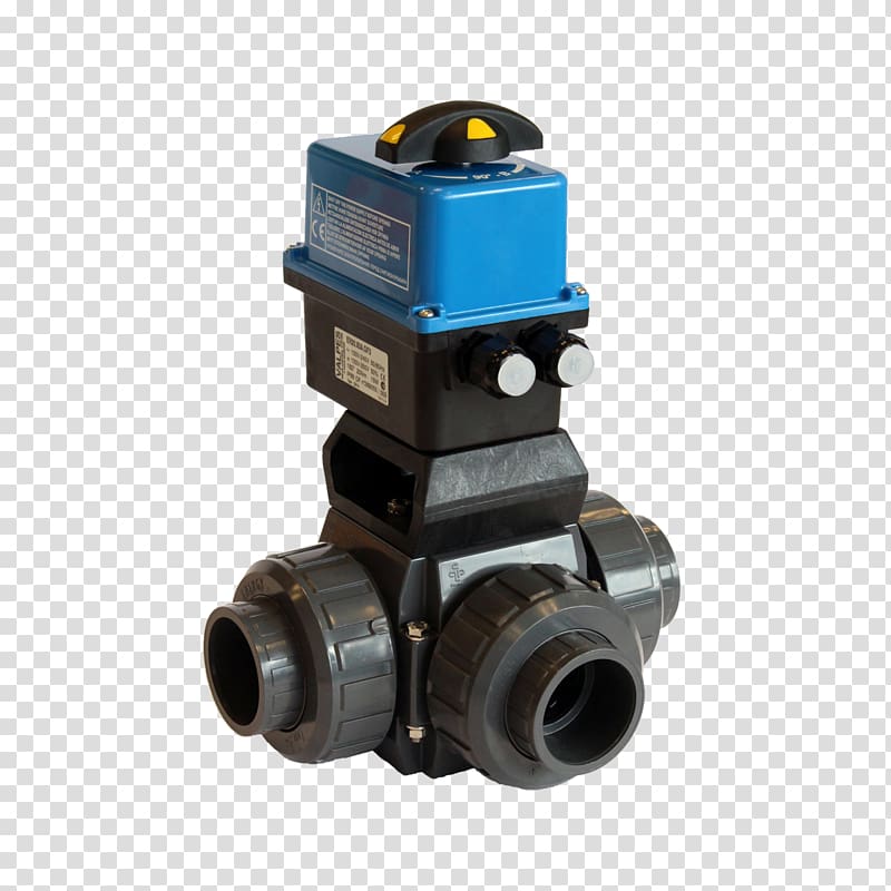 Ball valve Valve actuator Electricity Polyvinylidene fluoride, others transparent background PNG clipart
